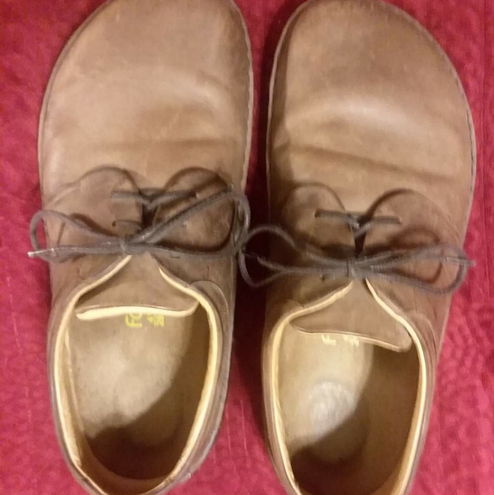 Women or men's Birkenstock Footprints lace up shoe